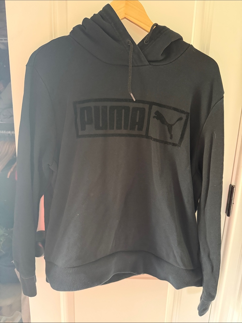 Women’s Puma black hoodie